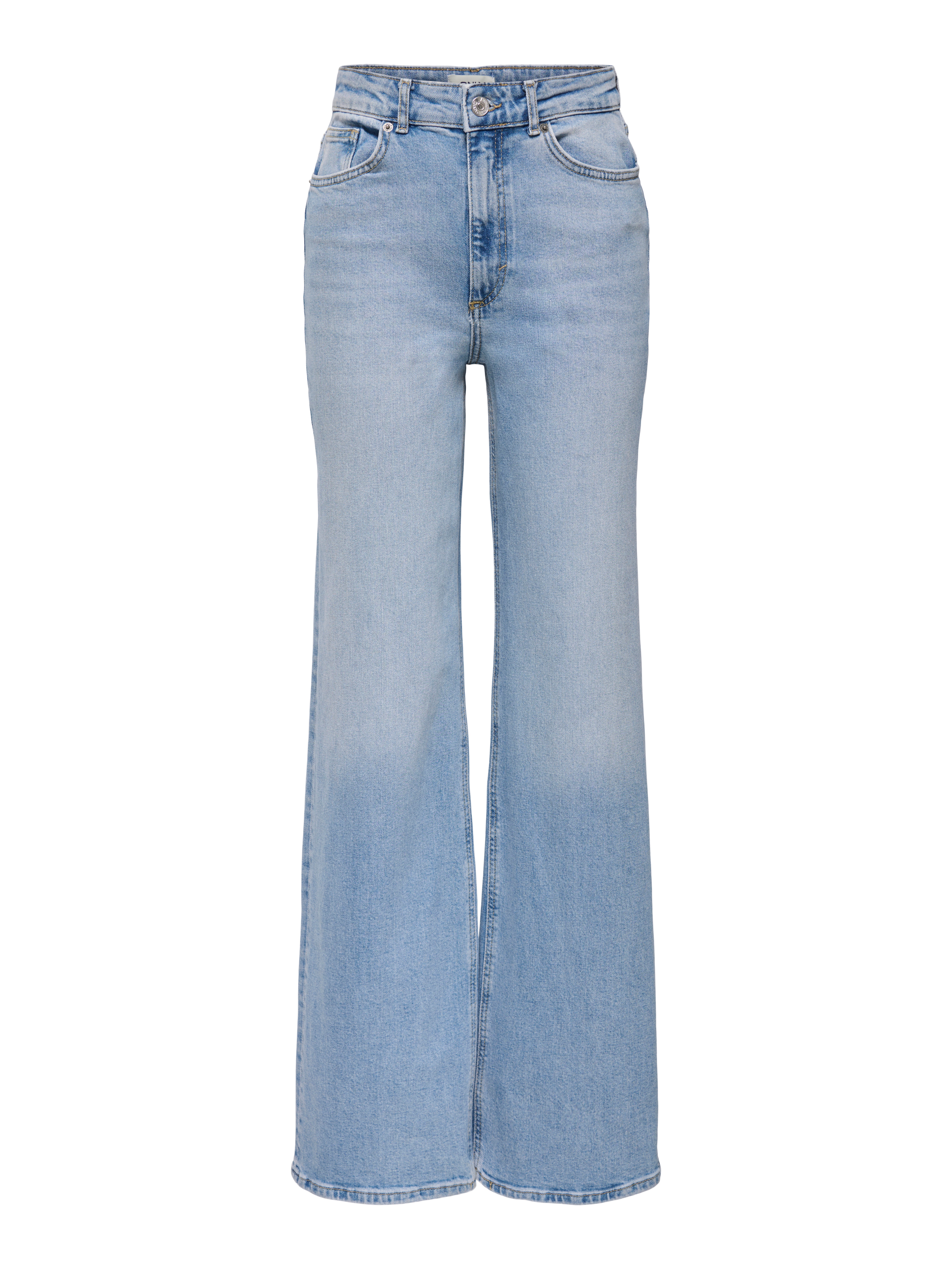 Thumbnail - Onljuicy Hohe Taille Weiter Beinschnitt Jeans