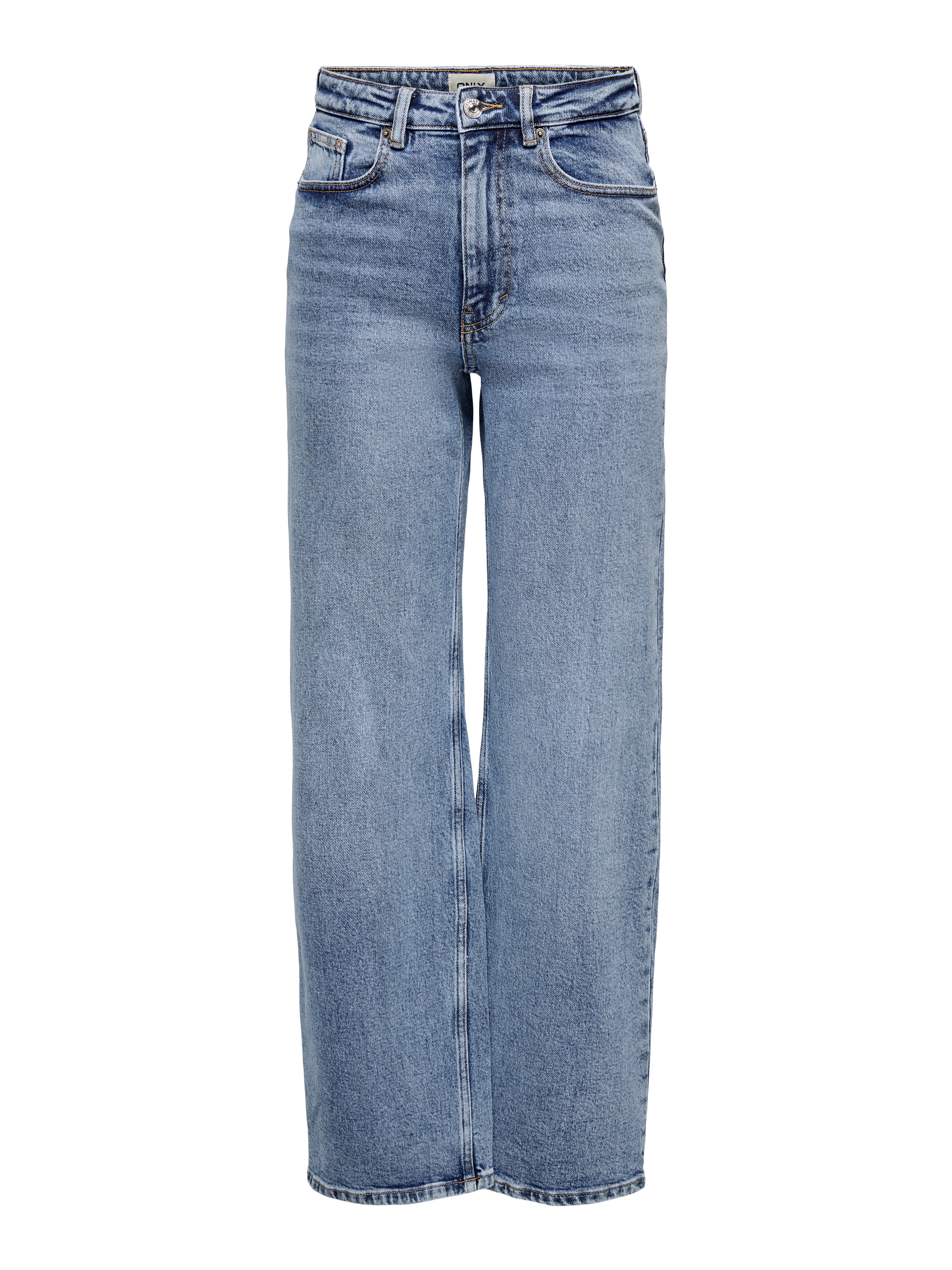 ONLJuicy life wide high waisted jeans | Medium Blue | ONLY®