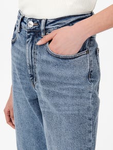 ONLY Wide Leg Fit High waist Jeans -Medium Blue Denim - 15234743