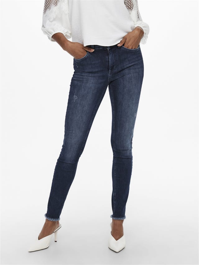 ONLY ONLBLUSH Mid Waist Skinny Jeans - 15234798