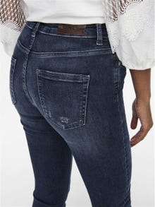 ONLY Skinny Fit Mid waist Jeans -Dark Blue Denim - 15234798