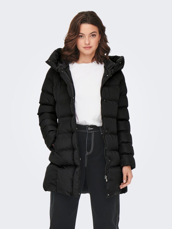 MARIKOO Winterjas voor dames, gewatteerde jas, lange gewatteerde jas, winterparka, jas, warm, B985, evergreen, XL MARIKOO Winterjas voor dames, gewatteerde jas, lange gewatteerde jas, winterparka, jas, warm, B985, evergreen, XL