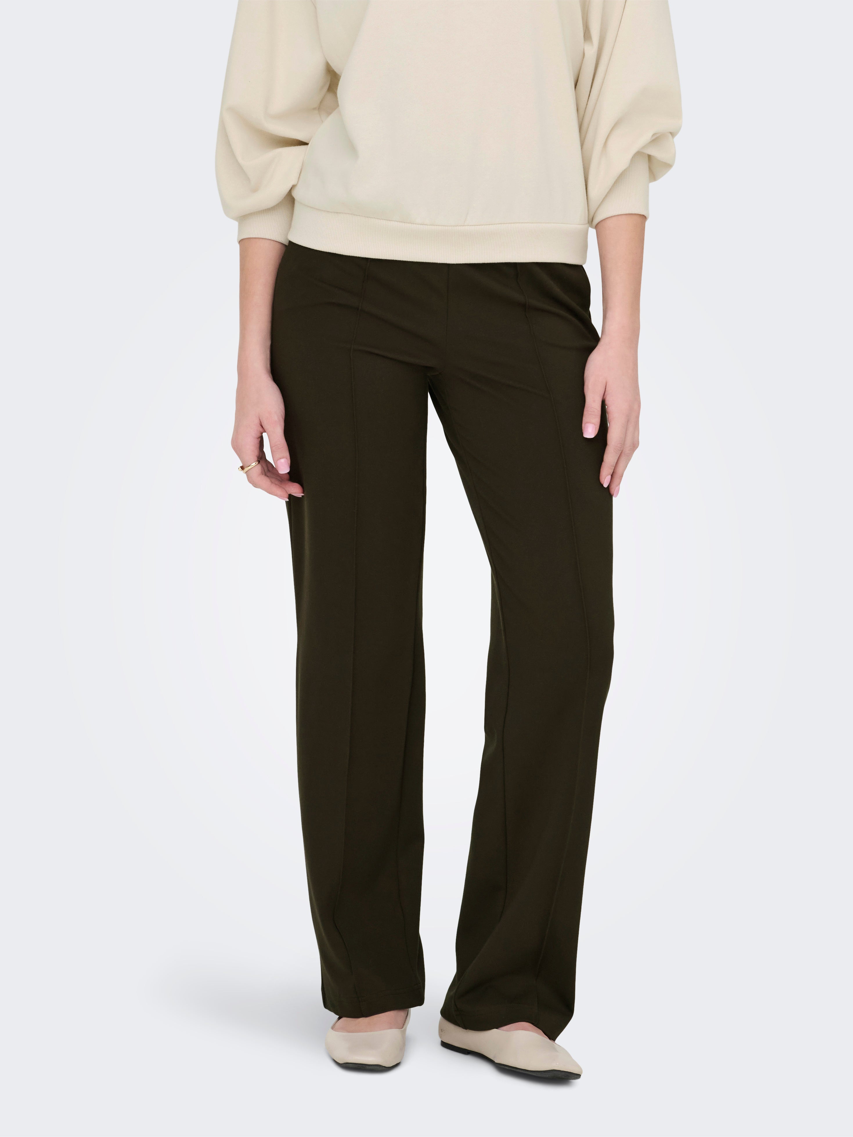 Onlpoptrash-suki Locker Geschnitten Hose Mit Weitem Beinschnitt