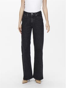 ONLY ONLJuicy ancho Jeans de talle alto -Black Denim - 15235241