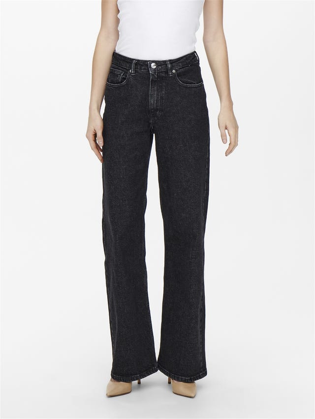 ONLY Weiter Beinschnitt Hohe Taille Jeans - 15235241