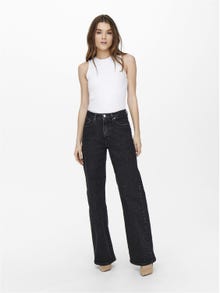 ONLY ONLJuicy wide high-waist jeans -Black Denim - 15235241