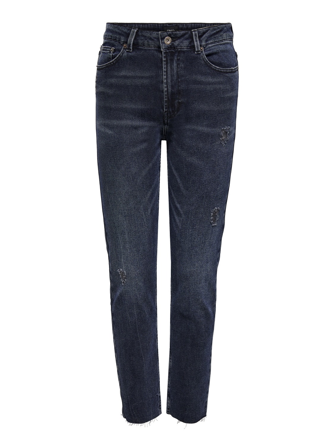 ONLY ONLEmily Life al tobillo vanguardista Jeans straight fit -Blue Black Denim - 15235351