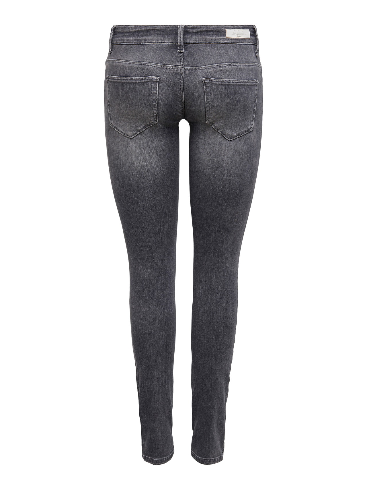 ONLY Izdilis Fit Super zems viduklis Džinsi -Grey Denim - 15235413