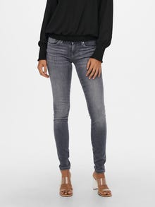 ONLY Izdilis Fit Super zems viduklis Džinsi -Grey Denim - 15235413