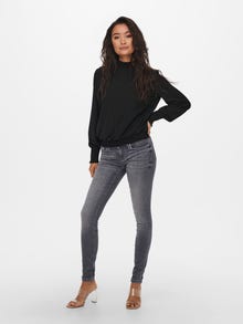ONLY Izdilis Fit Super zems viduklis Džinsi -Grey Denim - 15235413