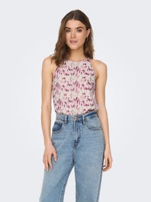 ONLY Tops Regular Fit Dos nu -Mulberry - 15235763