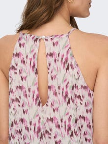 ONLY Halterneck Top with cut-out back -Mulberry - 15235763
