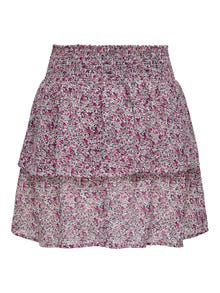 ONLY Short Smock Skirt -Festival Fuchsia - 15235765