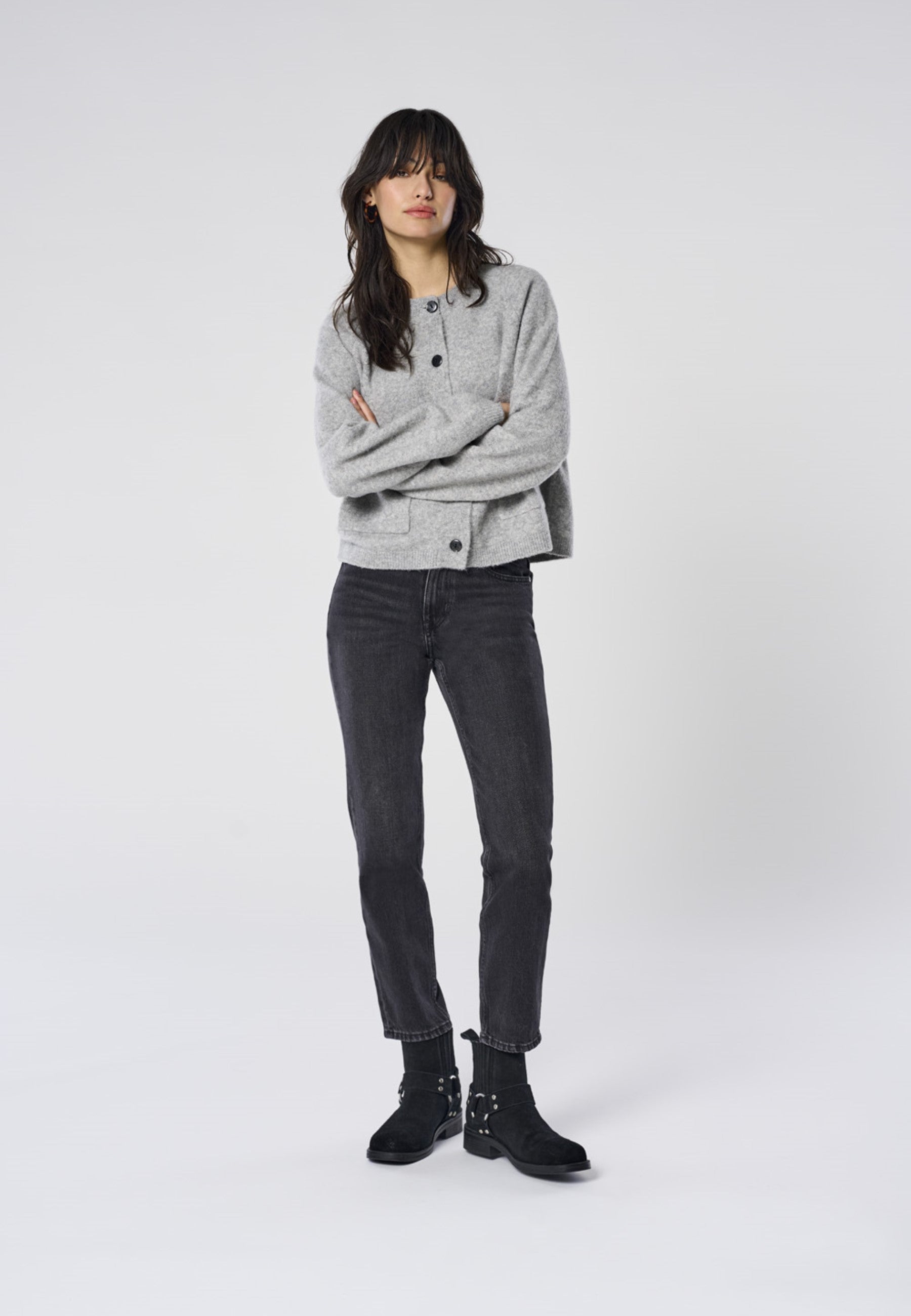 Onlemily Hohe Taille Gerade Geschnitten Jeans