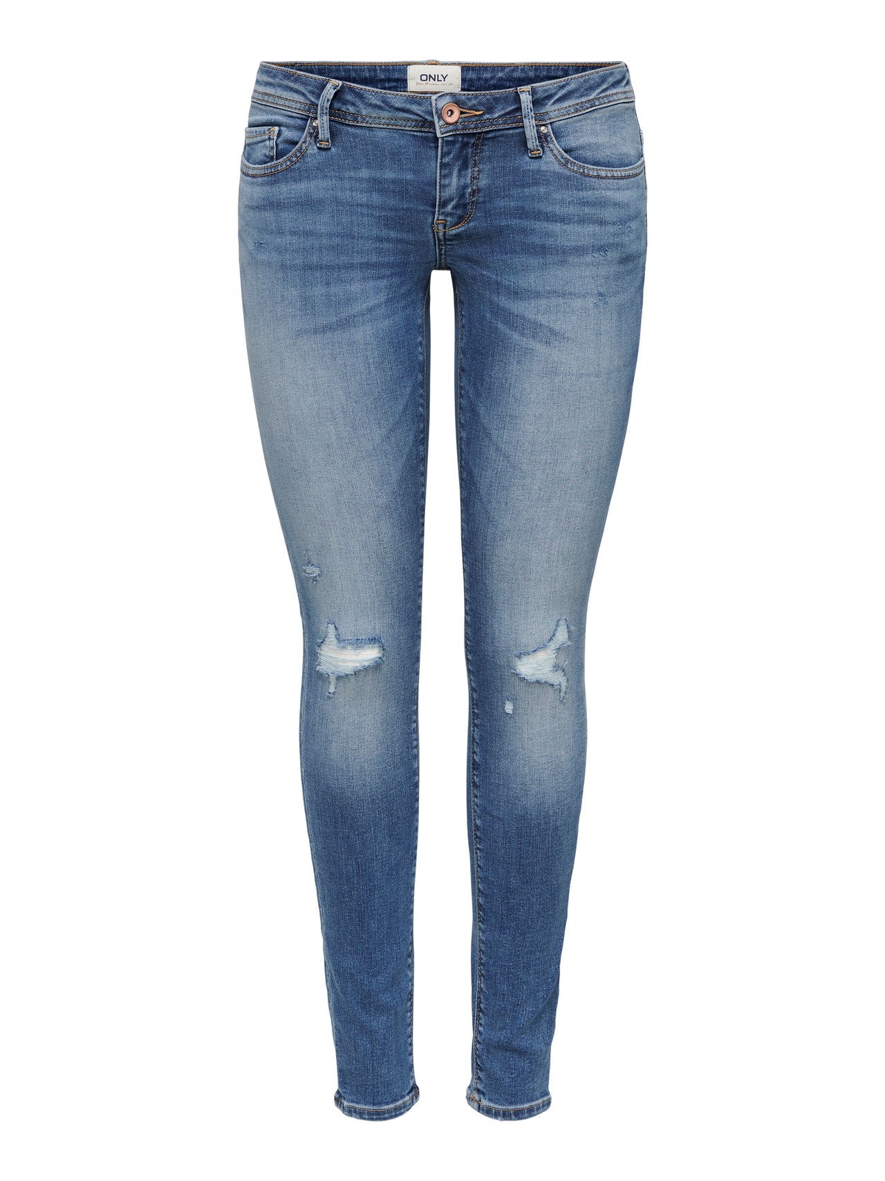 Melankoli Forekomme hårdtarbejdende Skinny Fit Super low waist Jeans with 30% discount! | ONLY®