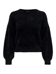 ONLY Short Knitted Pullover -Black - 15235973