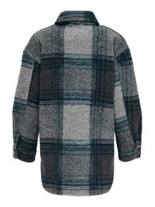 ONLY Checked Jacket -Blue Graphite - 15235975
