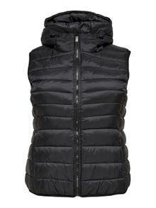 ONLY Gilets anti-froid Capuche -Black - 15236003