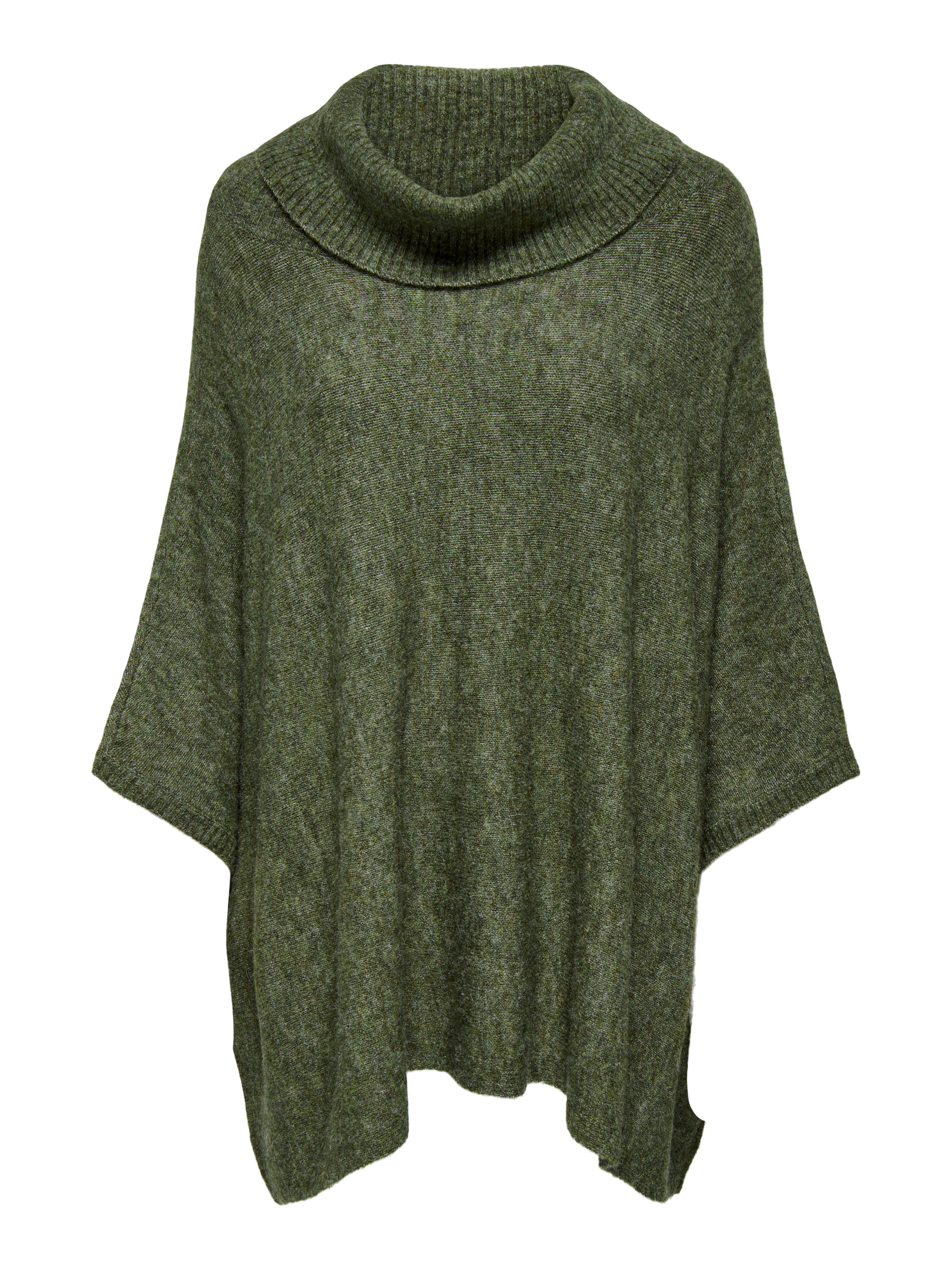 High neck poncho on sale sweater