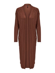 ONLY Long Cardigan en maille -Spiced Apple - 15236371