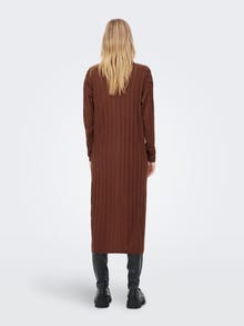 ONLY Long Knitted Cardigan -Spiced Apple - 15236371