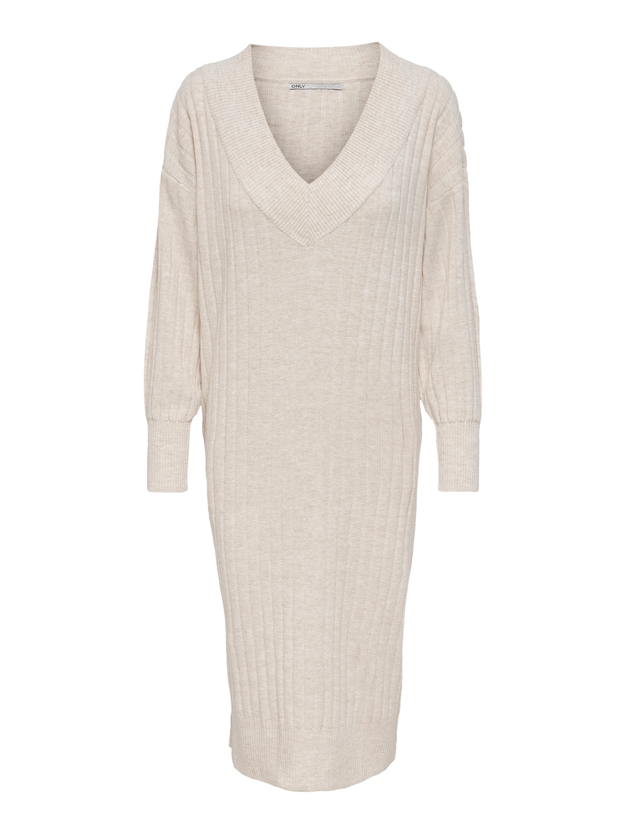ONLY MATERNITY Gebreide jurk - mocha meringue/beige ONLY MATERNITY Gebreide jurk - mocha meringue/beige