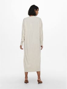 ONLY Longueur midi Robe en maille -Pumice Stone - 15236372