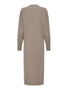 ONLY Midi-Länge Strickkleid -Beige - 15236372