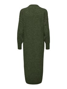 ONLY Midi V-Neck Knitted Dress -Kalamata - 15236372