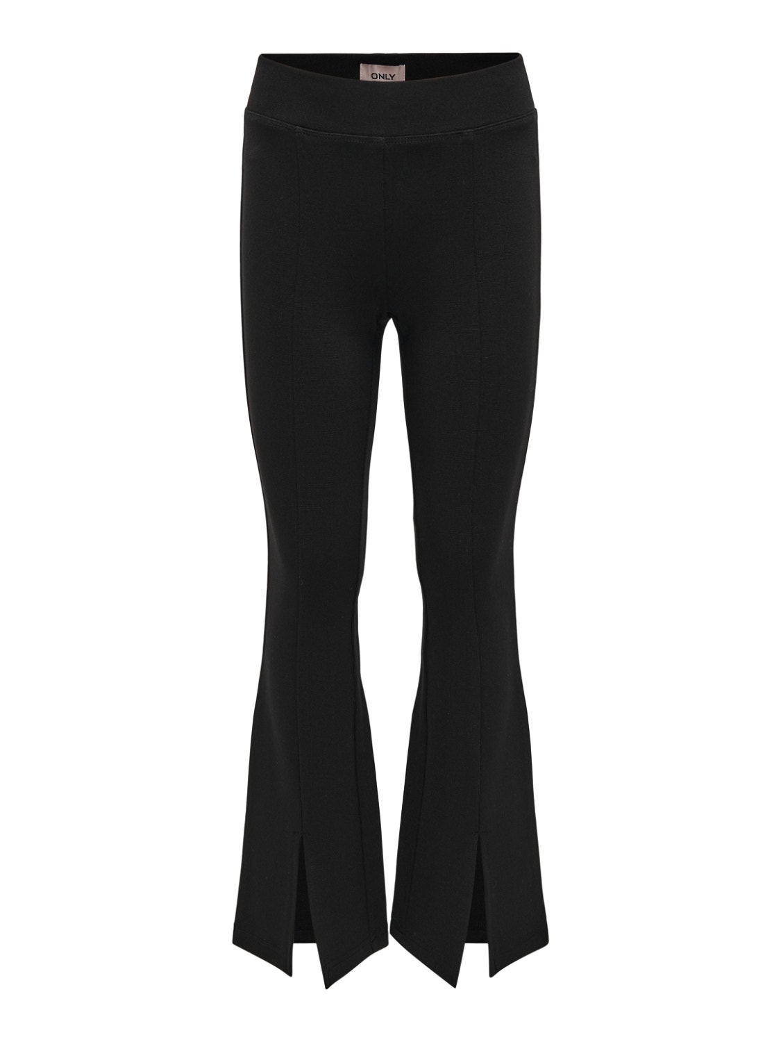 ONLY Flared trousers with slit -Black - 15236405