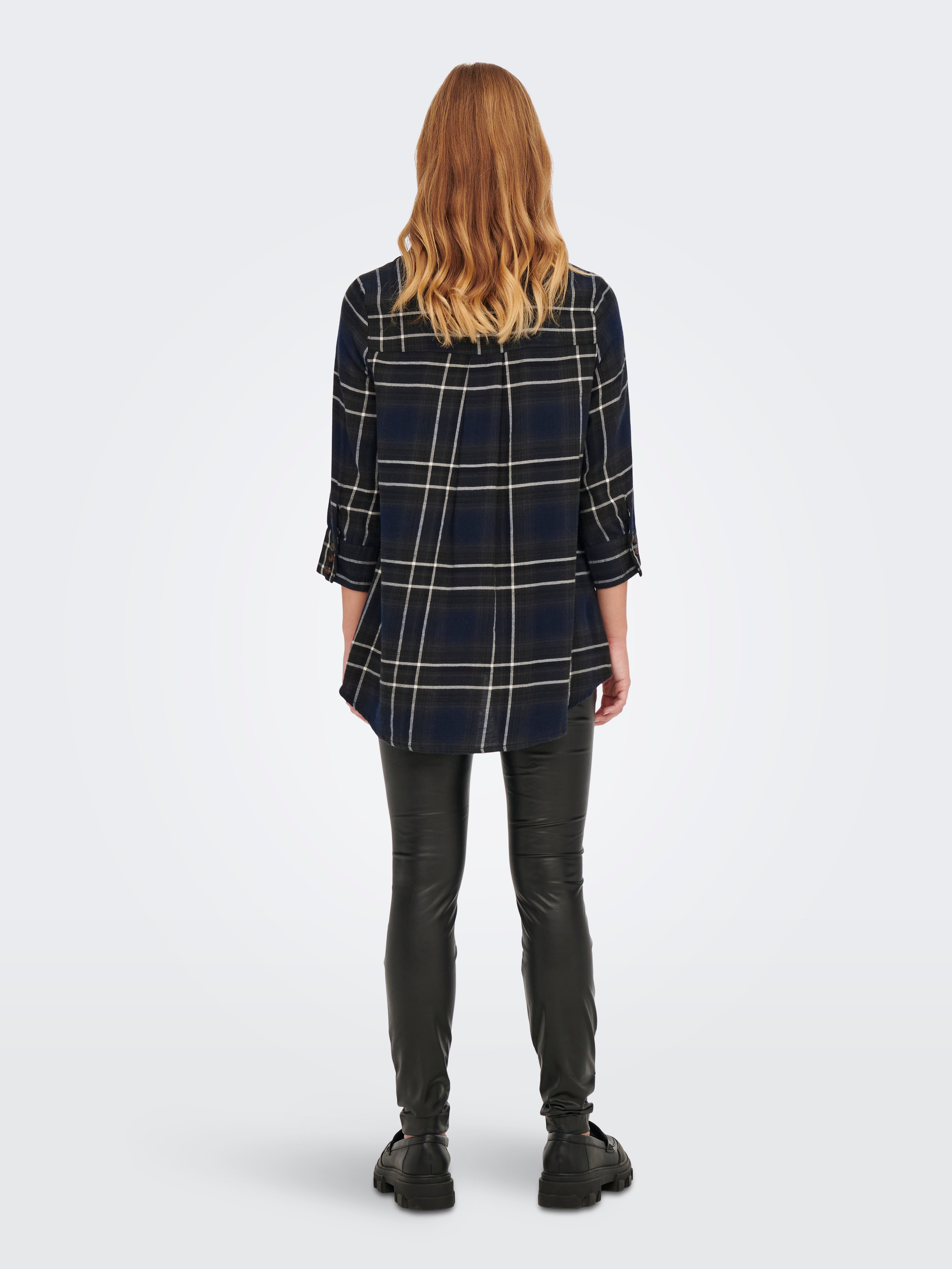 ONLNEW Checked shirt | Dark Blue | ONLY®