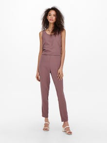 ONLY Effen gekleurd Jumpsuit -Rose Brown - 15236581