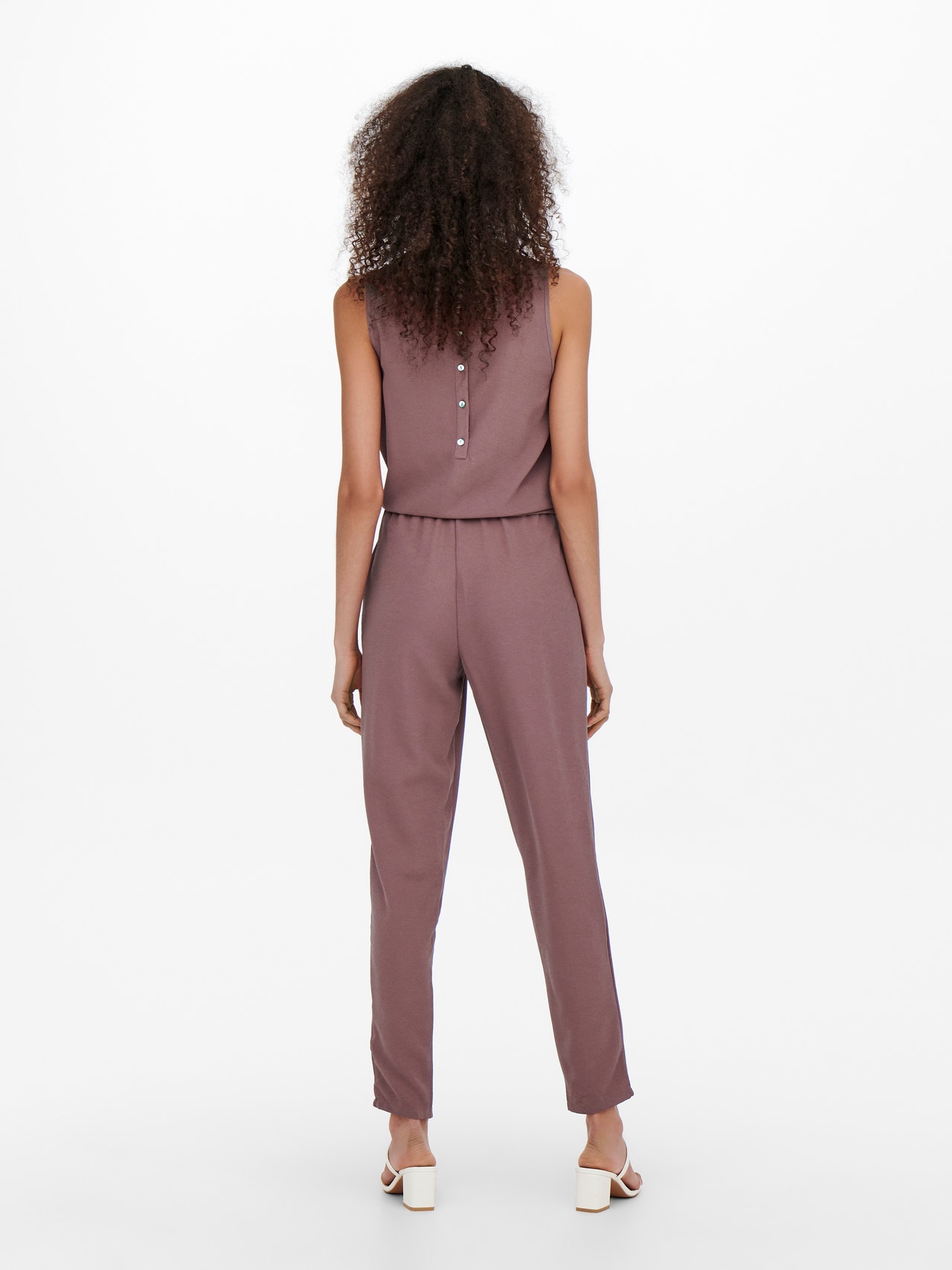 ONLY Effen gekleurd Jumpsuit -Rose Brown - 15236581