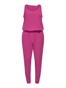 ONLY Ensfarvet Jumpsuit -Very Berry - 15236581