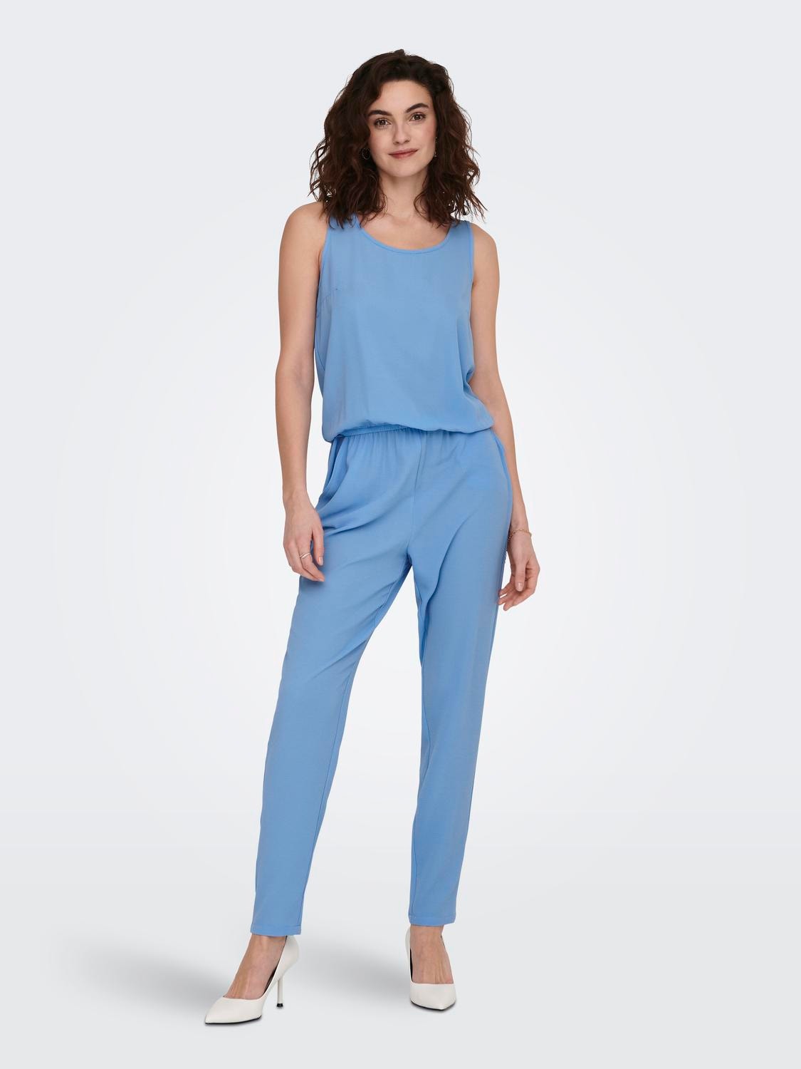 ONLY Mid waist Jumpsuit -Provence - 15236581