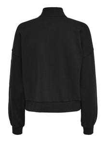 ONLY Höghalsad Sweatshirt -Black - 15236602