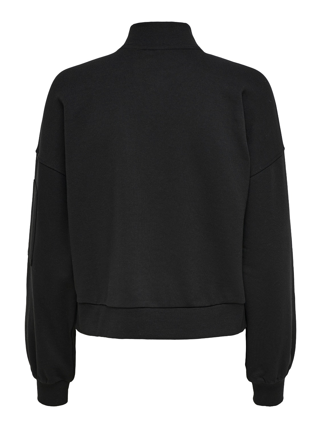 ONLY Loose Fit High neck Dropped shoulders Sweatshirt -Black - 15236602
