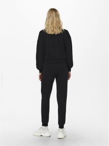ONLY High-neck Sweatshirt -Black - 15236602