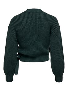 ONLY Regular Fit V-Neck Knit Cardigan -Green Gables - 15236624