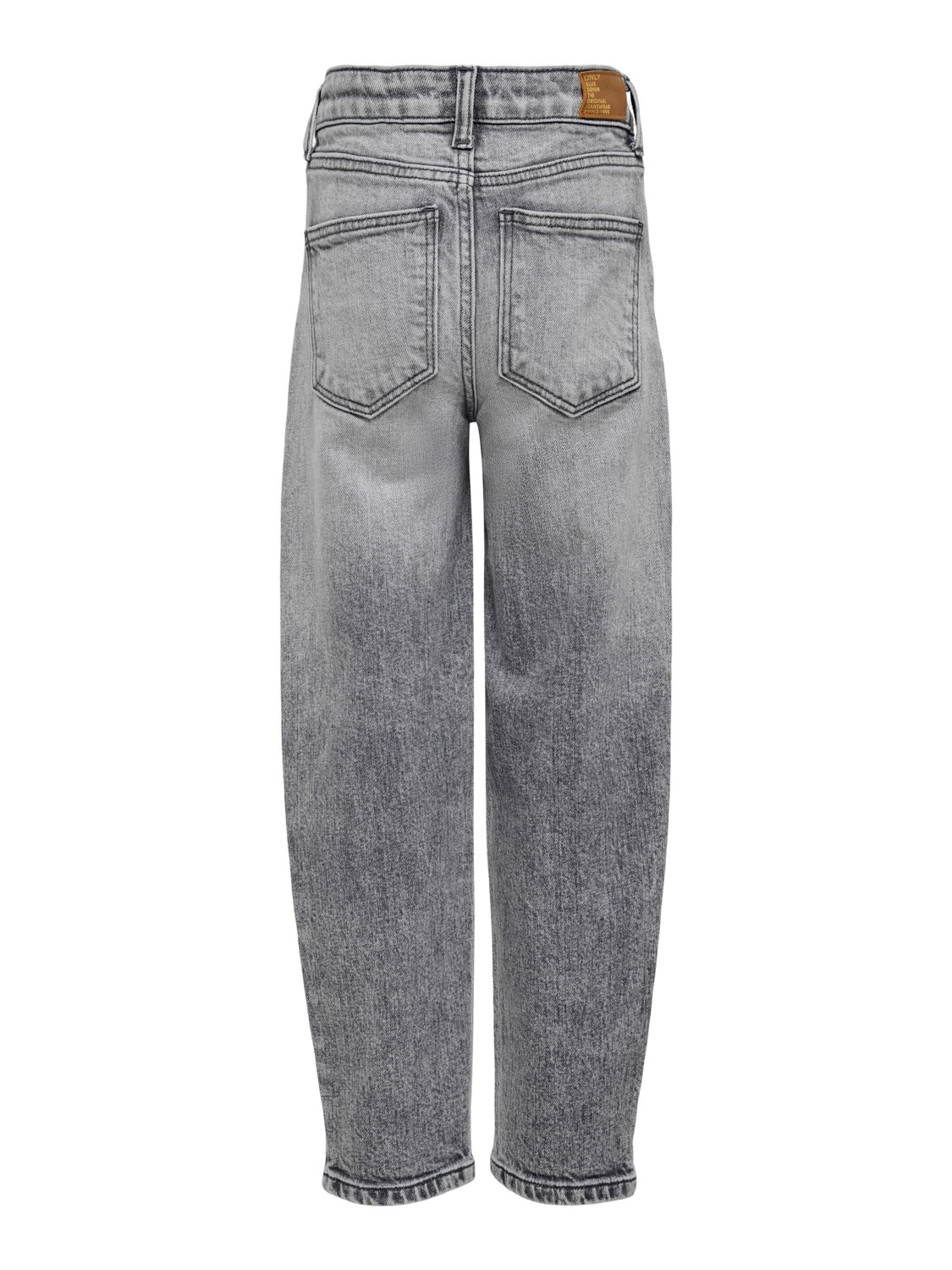 ONLY KONLucca life mw ankle Jeans straight fit -Light Grey Denim - 15236640
