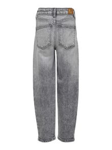 ONLY KONLucca life mw ankle Straight fit-jeans -Light Grey Denim - 15236640