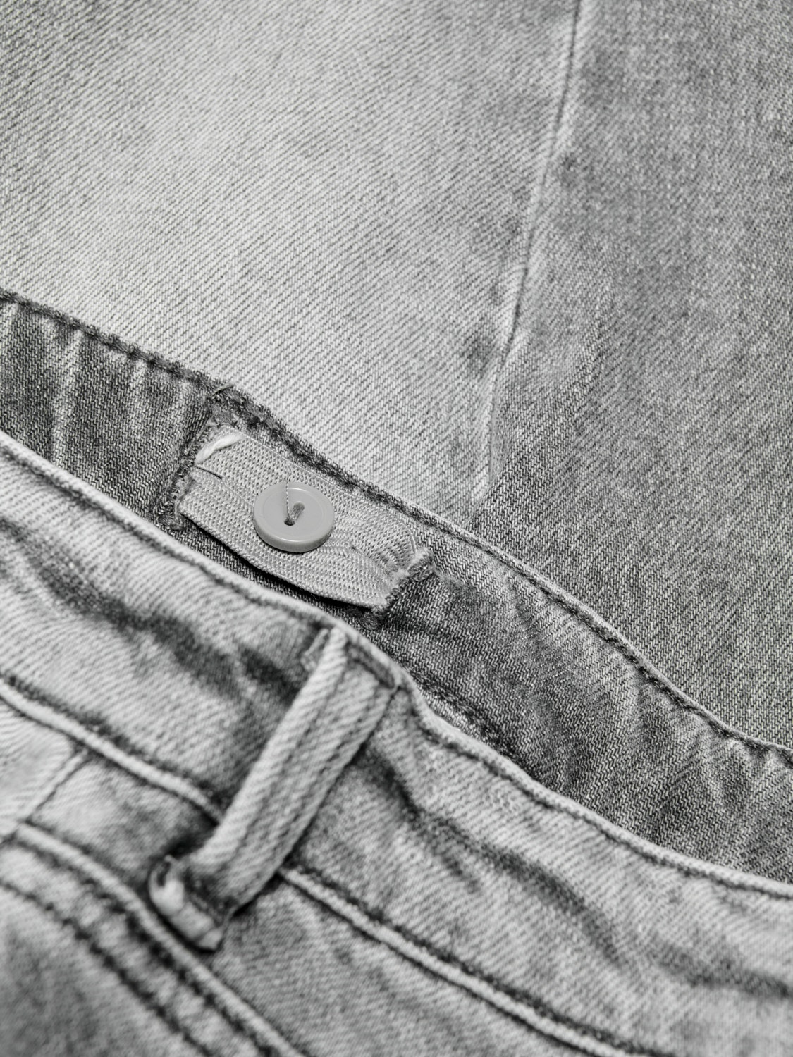 ONLY Normal geschnitten Mittlere Taille Jeans -Light Grey Denim - 15236640