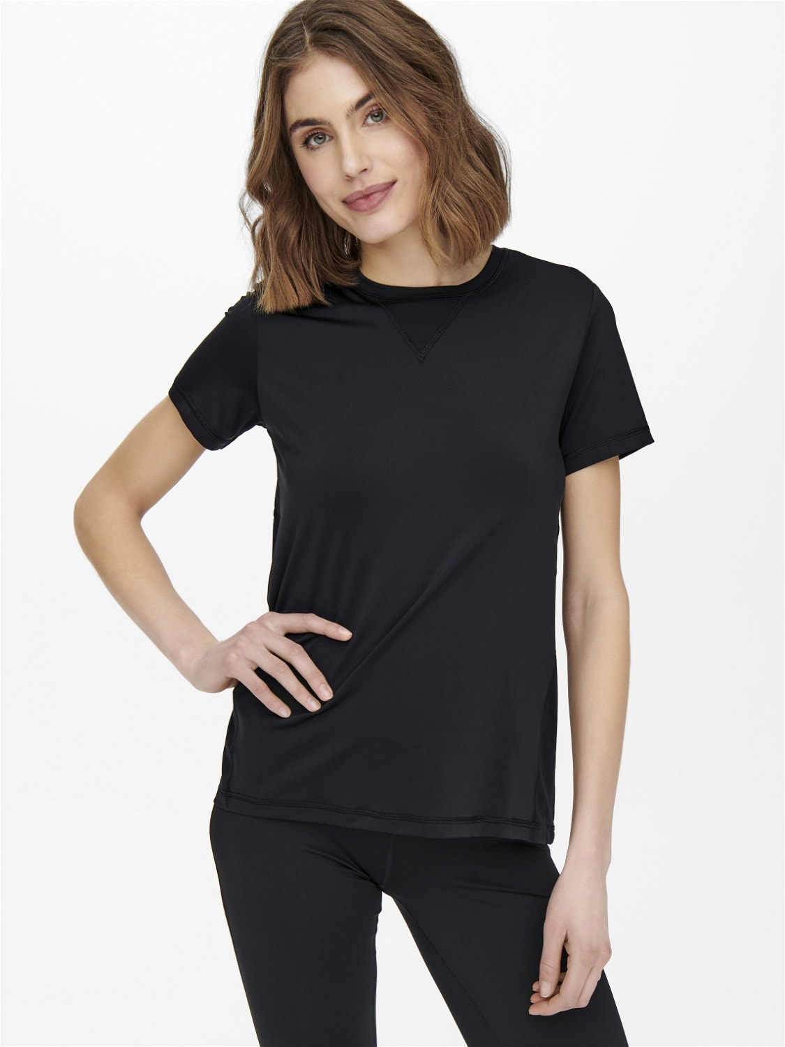 ONLY Loose Fit O-Neck T-Shirt -Blue Graphite - 15236786