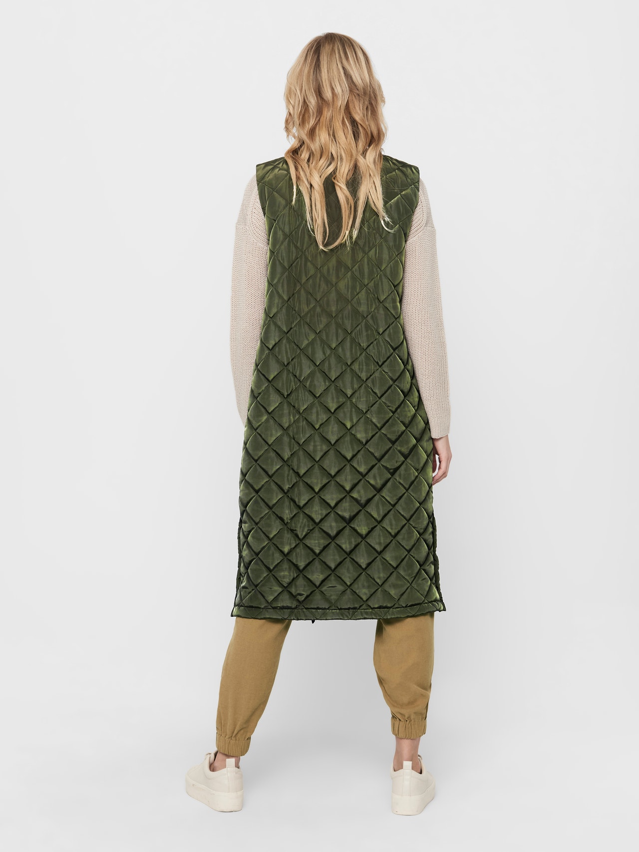 ONLY Long quilted Waistcoat -Kalamata - 15236914