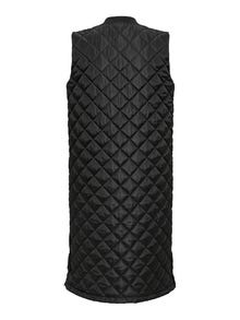 ONLY Long quilted Waistcoat -Black - 15236914