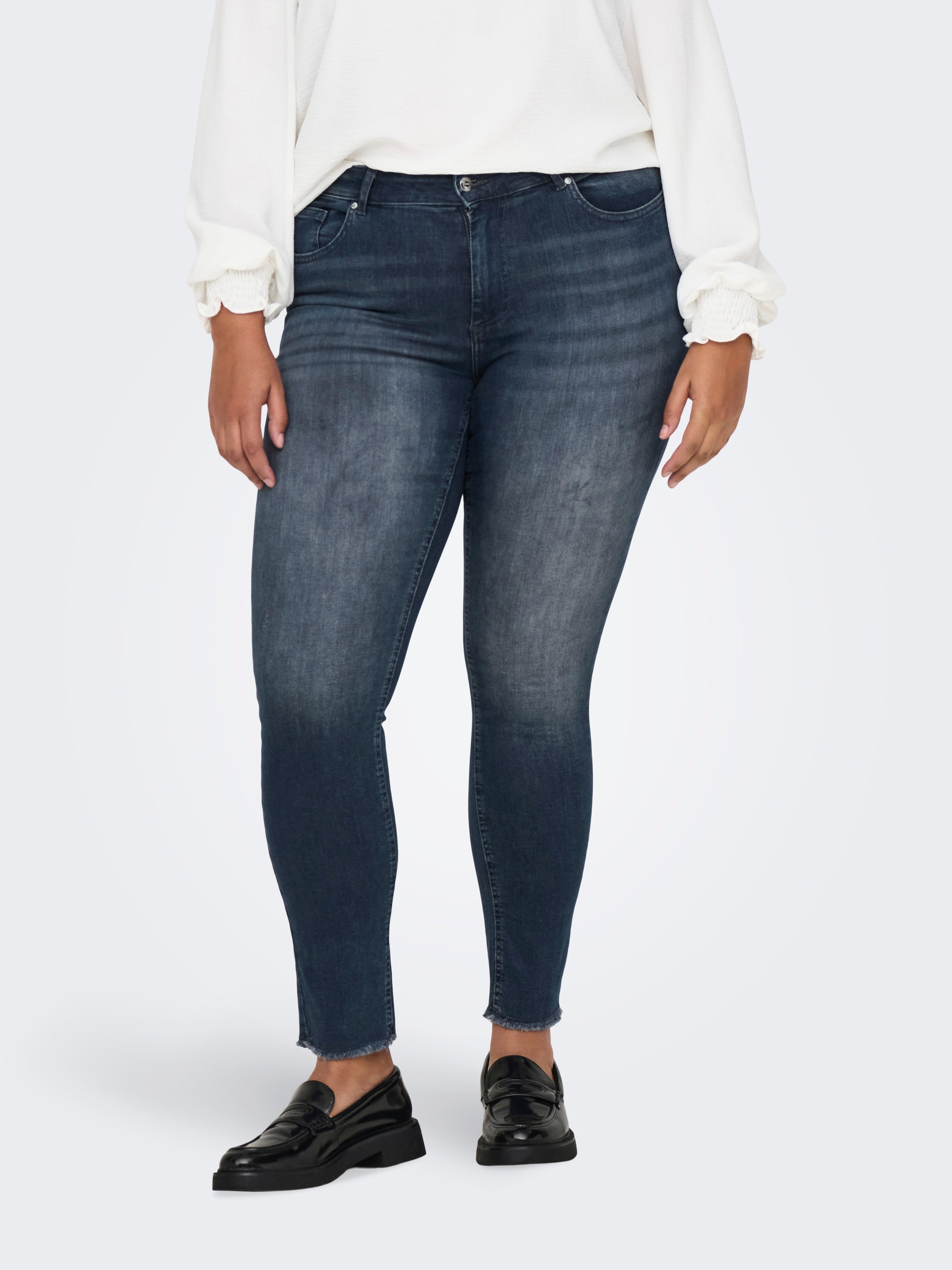 Carwilly Hohe Taille Skinny Fit Jeans