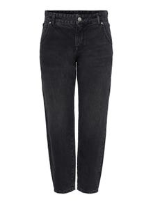 ONLY Carrot Fit High waist Jeans -Black Denim - 15236962