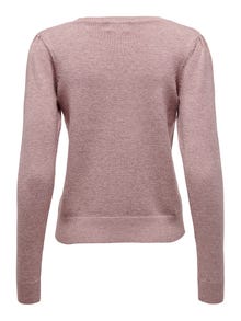 ONLY O-Neck Pullover -Woodrose - 15237060