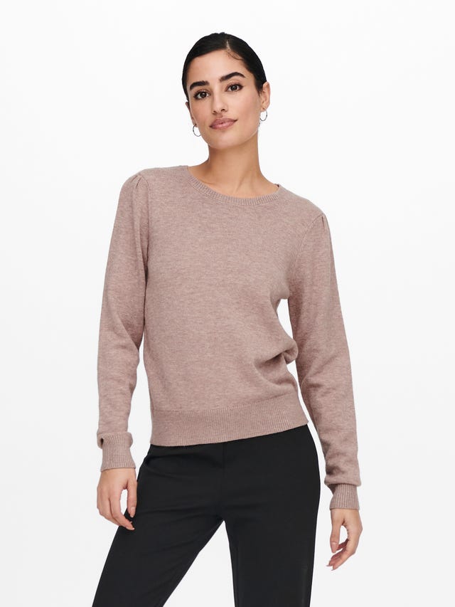 ONLY O-hals Pullover - 15237060