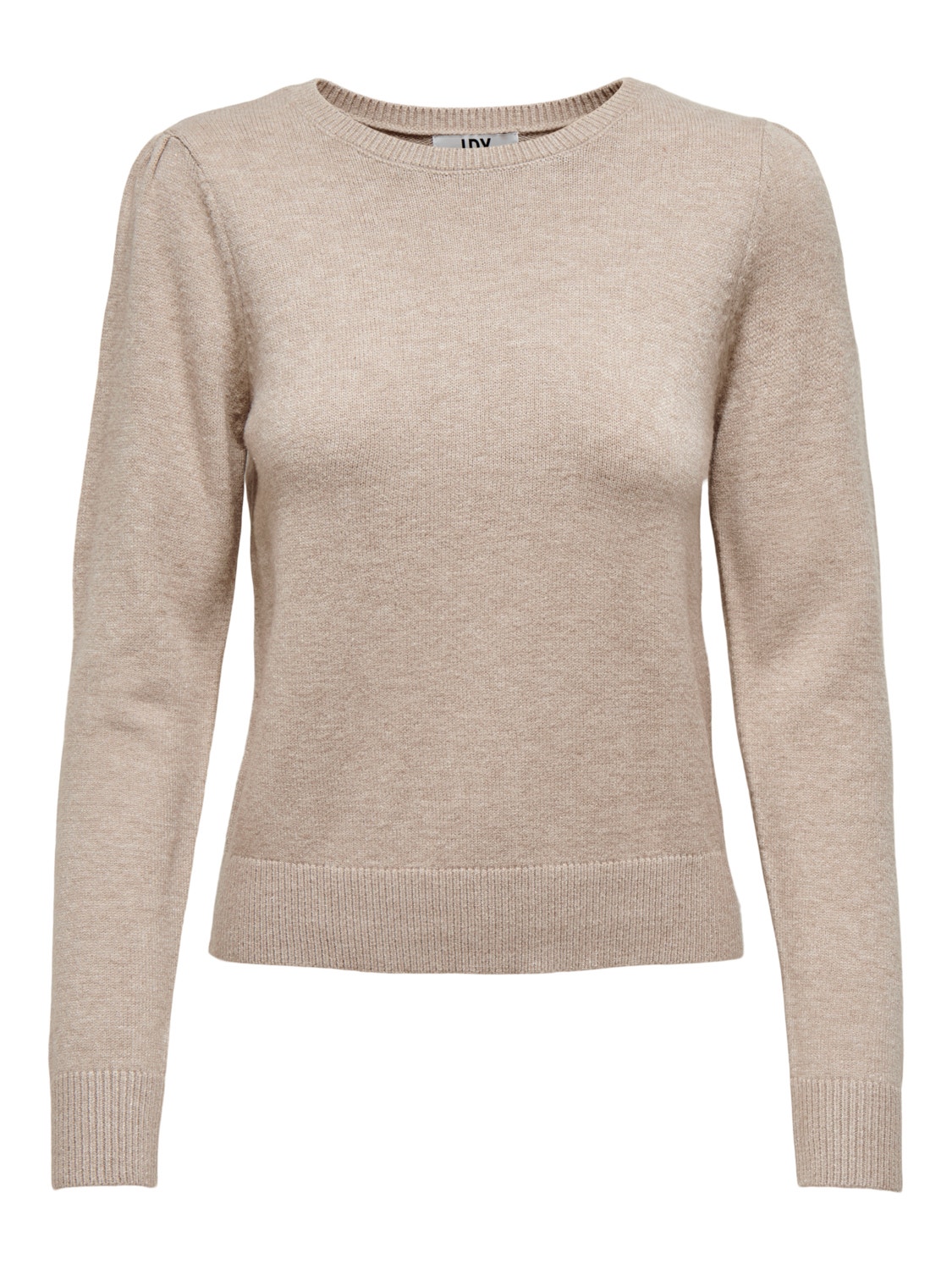ONLY Puff sleeved Knitted Pullover -Beige - 15237060